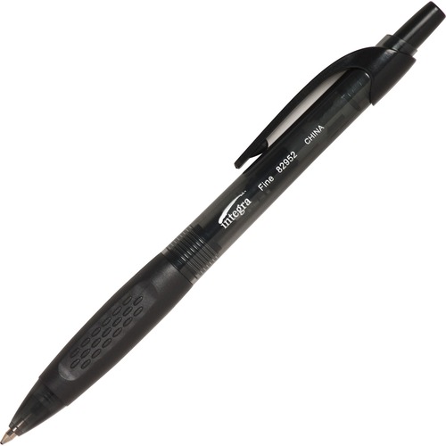 Pen, Easyclick, Ballpoint, Retractable, Fine, Black 12/DZ
