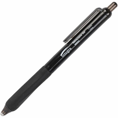 Pen, Gel, Retract, Quick Dry, Black 12/BX