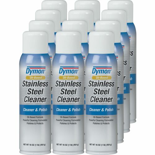 Cleaner, Polish, Oil Based, Stainless Steel 12/CT