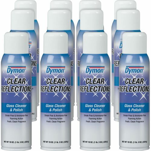 Cleaner, Glass, Aerosol 12/CT