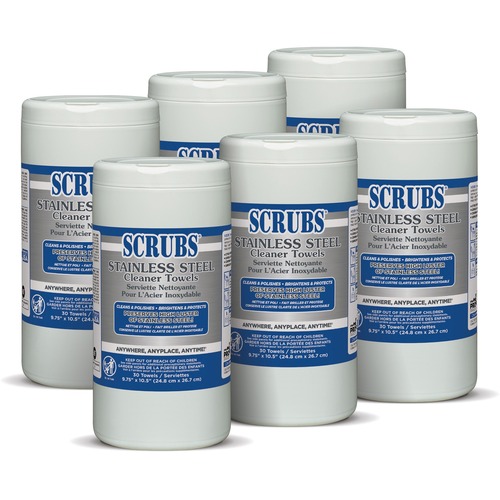 Towels, Cleaner, Stainless Steel 6/CT