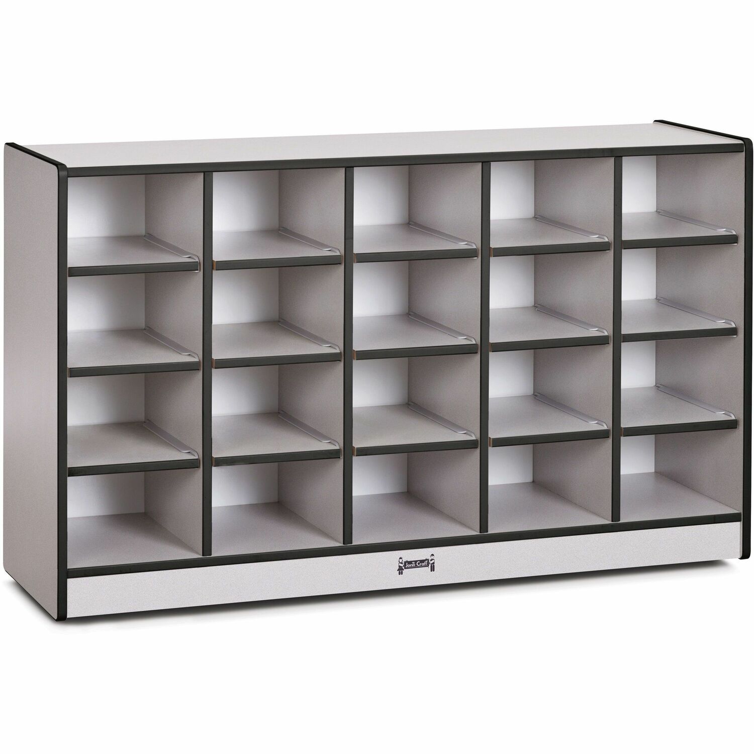 Cubbie, 20 Tray, No Bins, Black