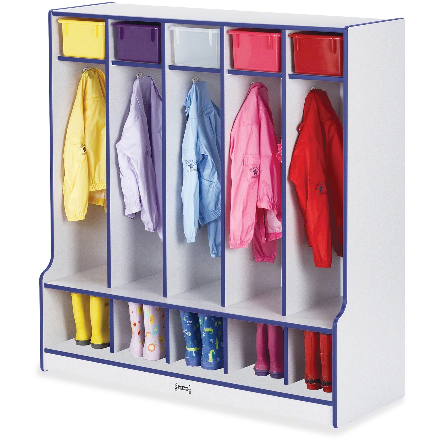 Locker, Coat, 5 Section, Be