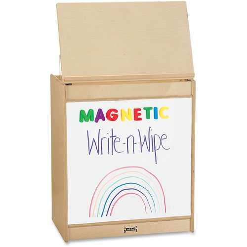 Write-N-Wipe Easel, Big Book, Magnetic, 24-1/2" x 15" x 20", Tan