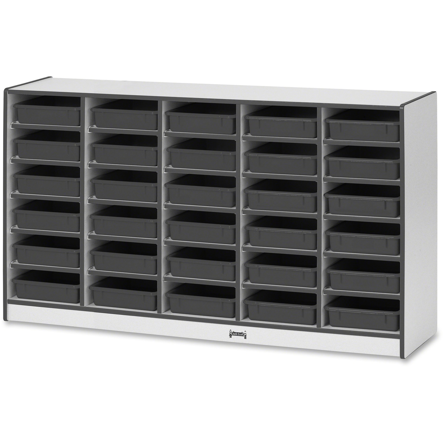 Storage, 30 Tray, With Bins, Black