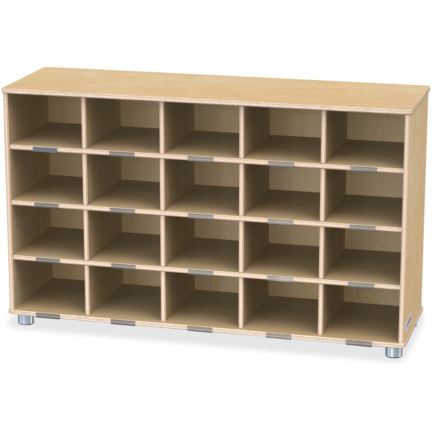 Shelf, 20 Cubbie, Without Bins