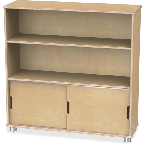 Bookshelf, Truemodern, 2 Shelf, 36" x 36" x 12", Baltic
