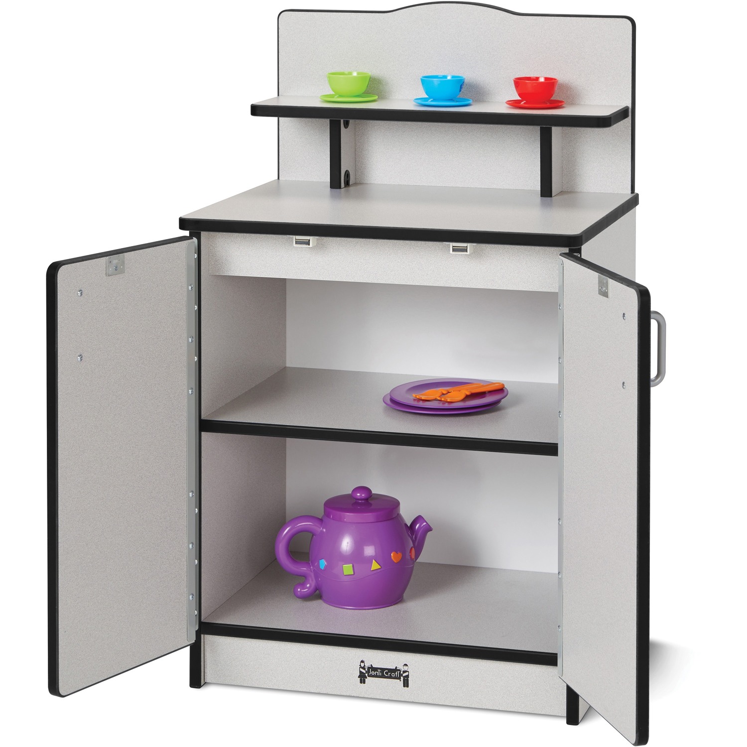 Hutch, Play, Kitchen, Black