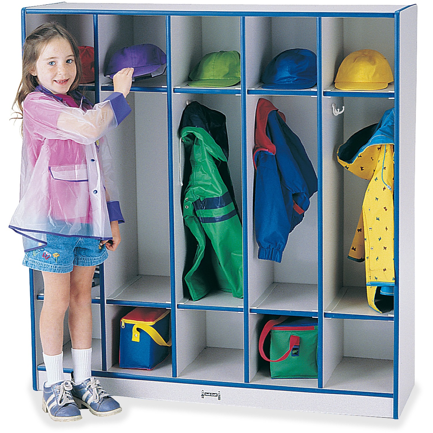 Locker, Coat, 5 Section, Be
