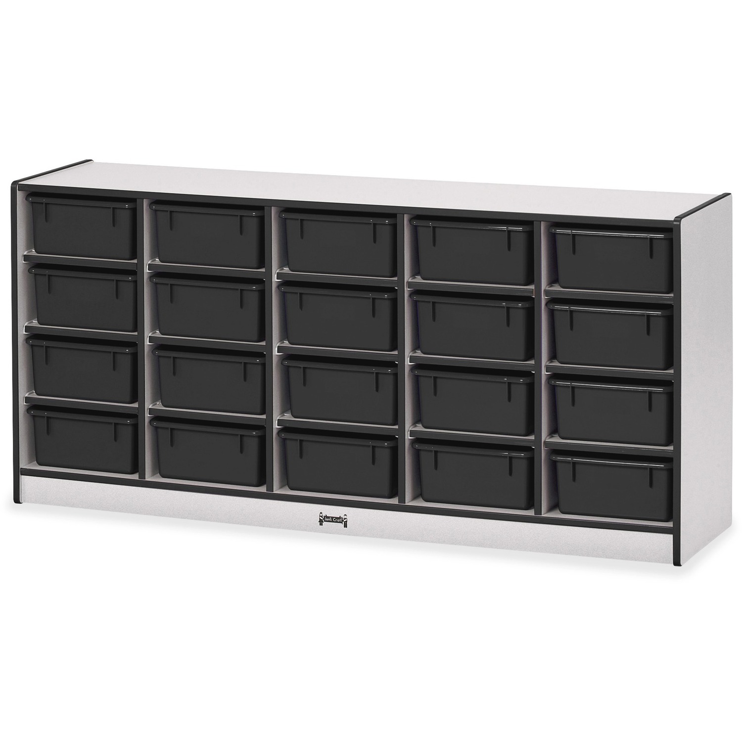 Storage, 24 Tub, No Bins, Black