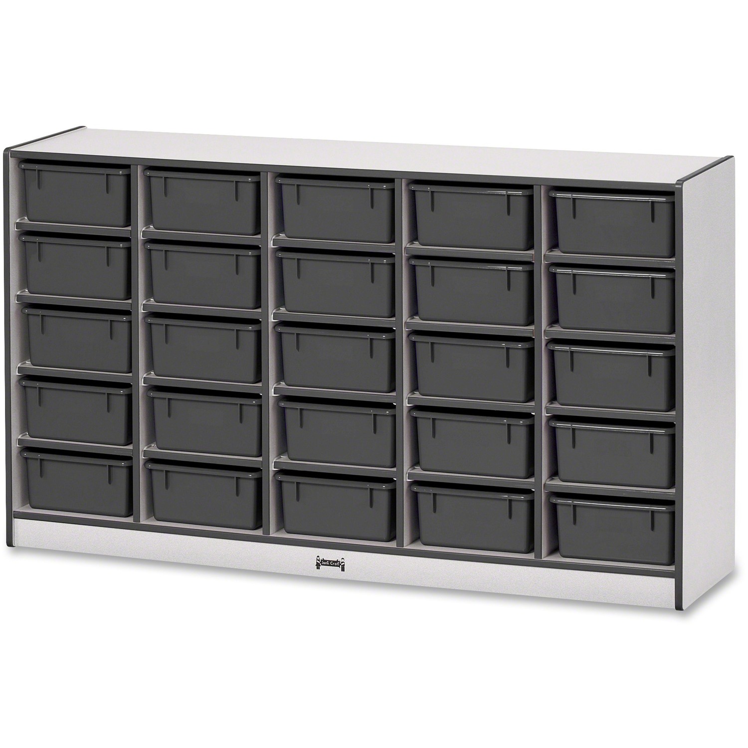 Storage Tub with Bins, Black