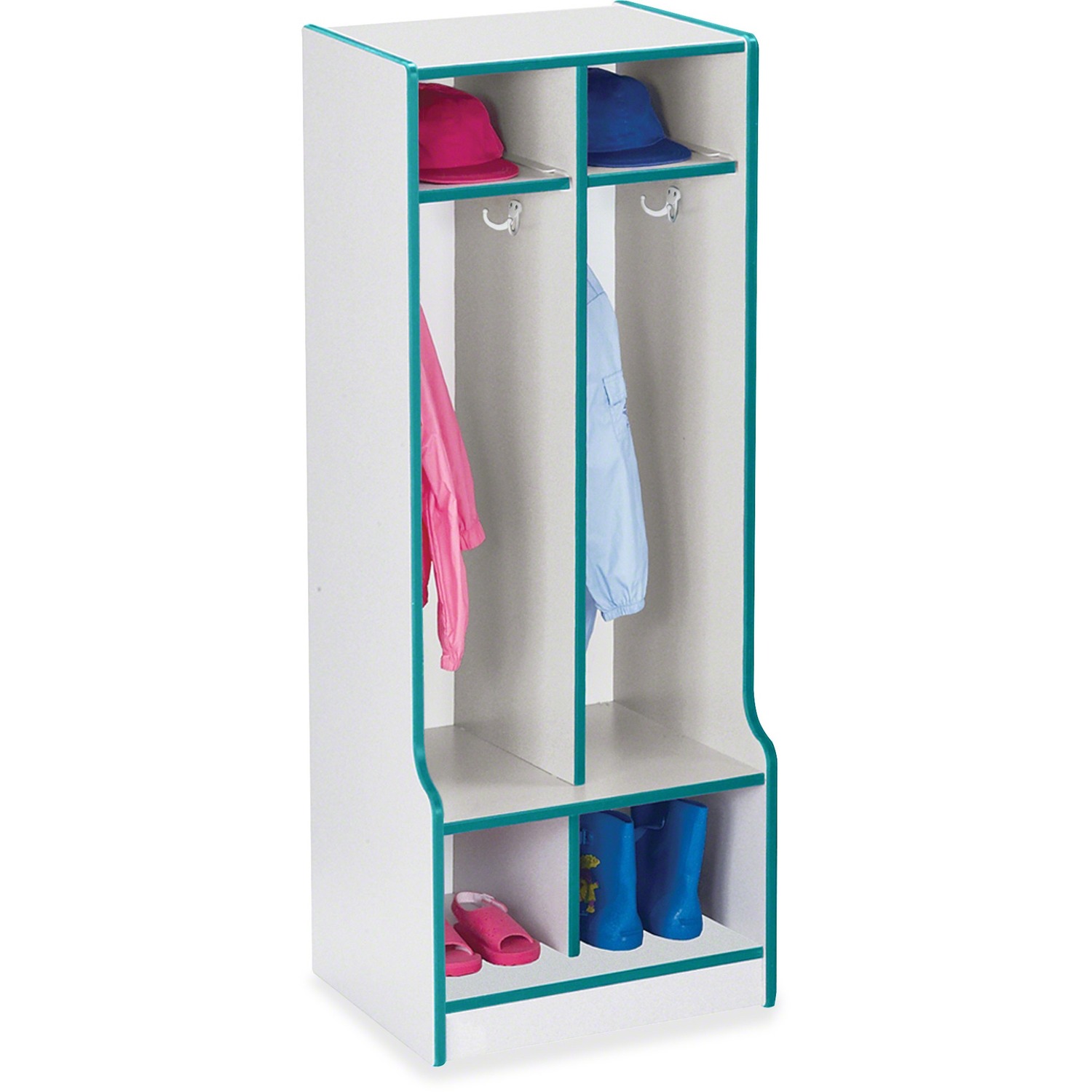Locker, Coat, 2 Section, With Step, TL