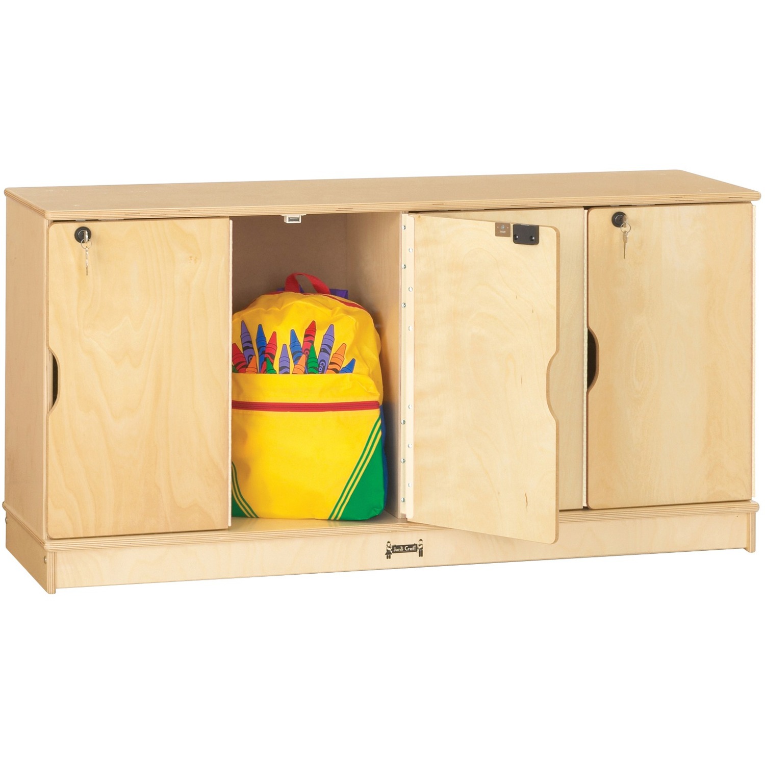 Locker, Stackable, Single, Wood