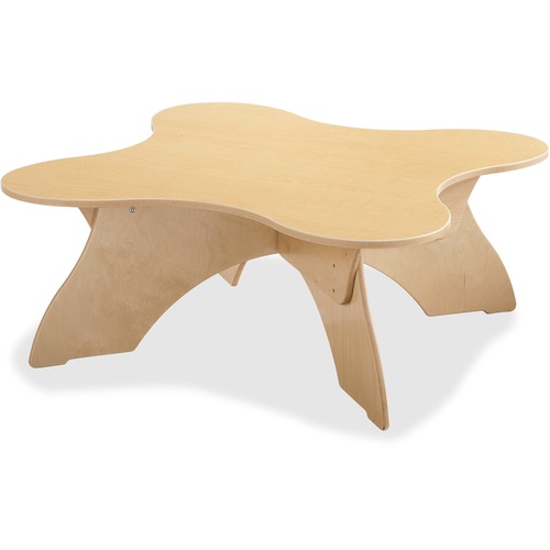 Blossom Table, Toddler, 15"-19" x 36" x 36", Baltic