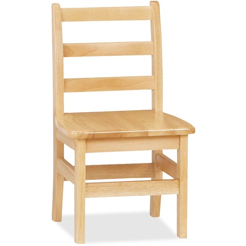Ladderback Chair, 12" Seat, 24.5"x14.5"x13.5", Baltic