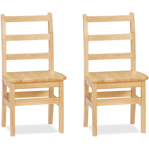 Ladderback Chair, 14" Seat, 28.5"x14.5"x13.5", Baltic