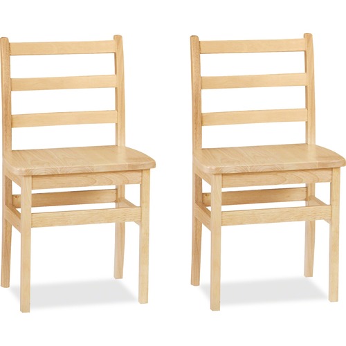 Ladderback Chair, 16" Seat, 29x16"x16", Baltic 2/CT