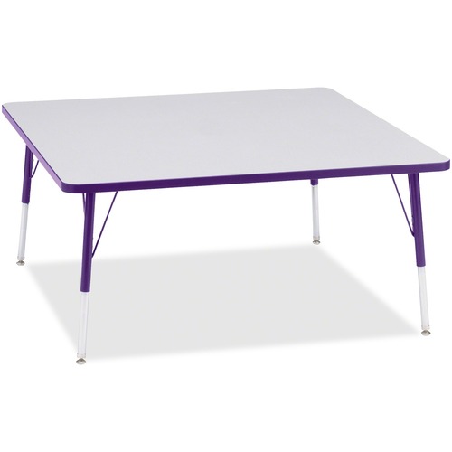 Activity Table, Square, 24"-13"x48"x48", Purple