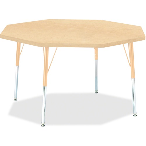 Activity Table, Octagon, 24"-31" x 48", Maple