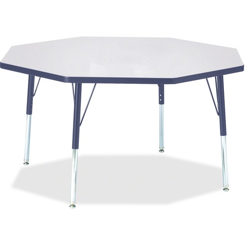 Activity Table, Octagon, 15"-24"x48", Navy