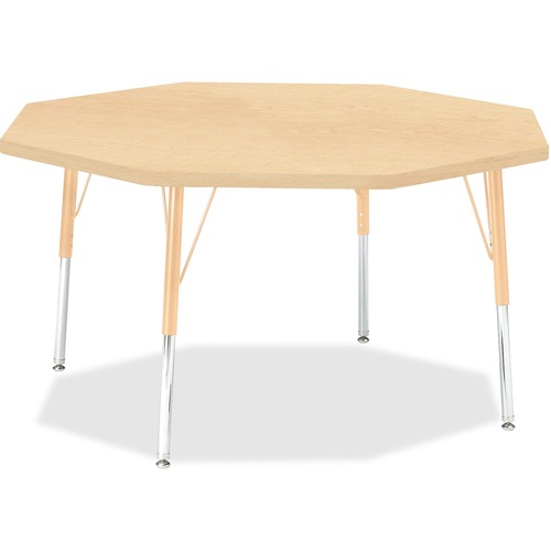 Activity Table, Octagon, 15"-24"x48", Maple