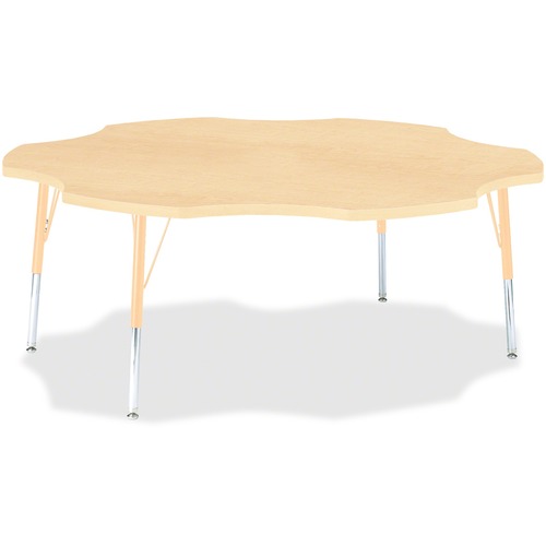 Activity Table, Six-Leaf, 15"-24"x60", Maple