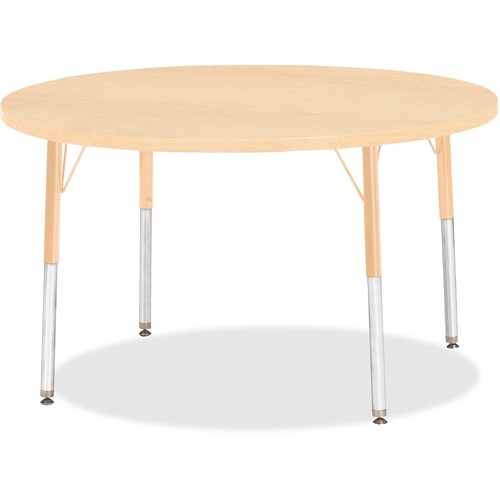 Activity Table, Round, 15"-24"x42", Maple