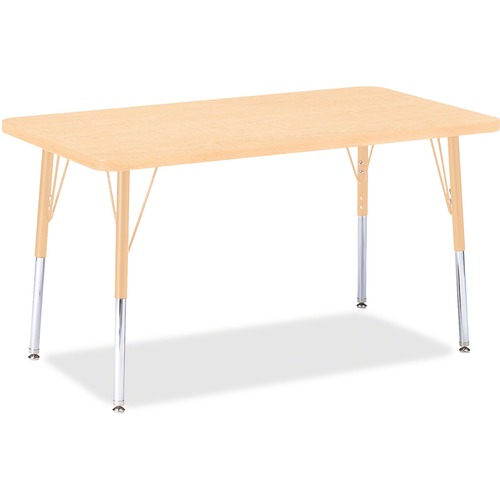 Activity Table, Rectangle, 24"-31"x24"x36", Maple