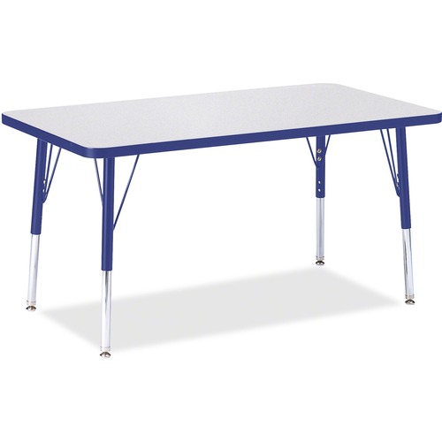 Rectangle Activity Table, 24" x 36" x 15"-24" H, Blue