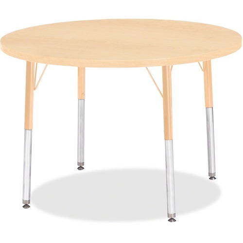 Activity Table, Round, 24"-31" x 36", Maple