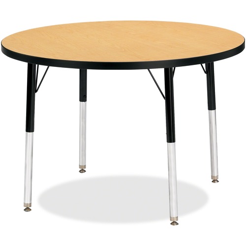 Round Activity Table, 36", Oak