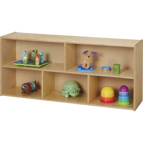Storage Unit, For Toddlers, 2-Shelf, 48" x 12" x 21-1/2", Baltic