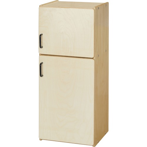 Refrigerator, For Play Kitchen, 3-Shelf, 14" x 14" x 32-1/2", Baltic