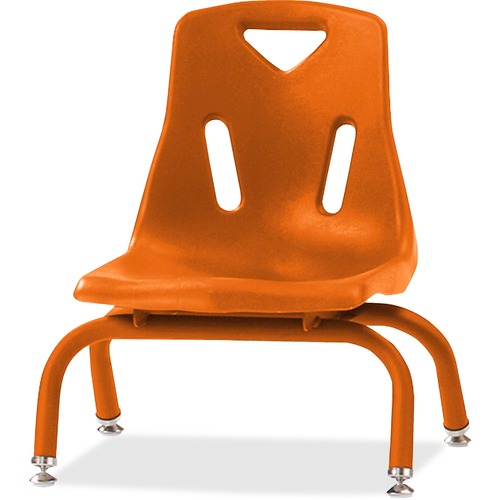 Stacking Chairs, With Powder-Coat, 8 Inch Seat, 17.5"x15.5"x16.5", OE