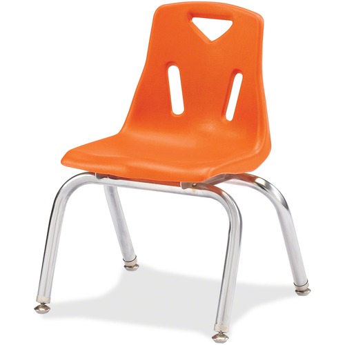 Stacking Chairs, W/Chrome Legs, 16" Seat, 29.5"x19.5"x21", OE