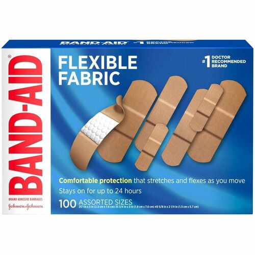 Bandages, Flexible Fabric, Self-Adhesive, AST Sizes 100/BX