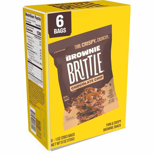Brittle, Brownie, Chocochip, 1oz 6/BX