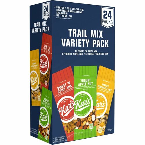 Pack, Variety, Trail Mix, Snacks 24/BX