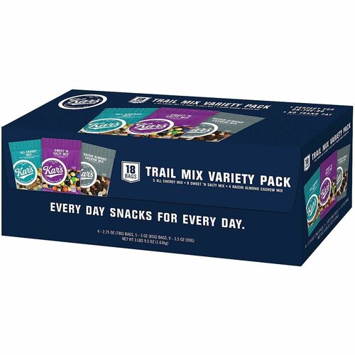 Snack, Mix, Variety, Nut & Fruit 18/BX