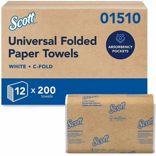 Towels, C Fold, Scott 12/CT