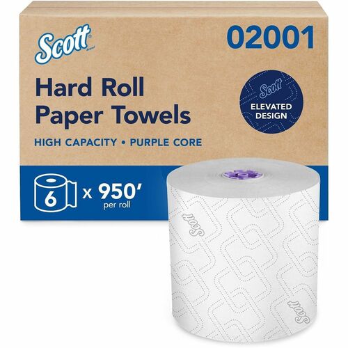 Towel, Heart, Essential, White 6/CT