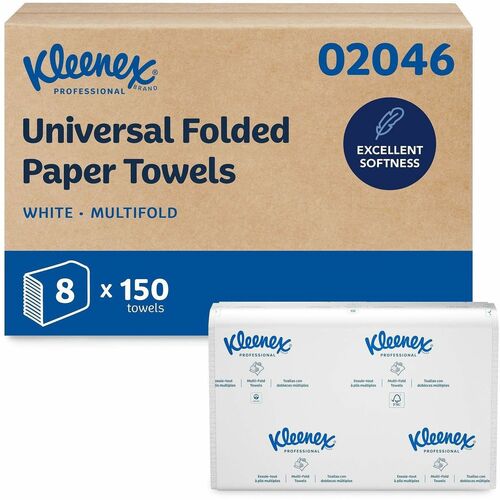 Towel, Hand, M-Fold, Kleenex 8/CT