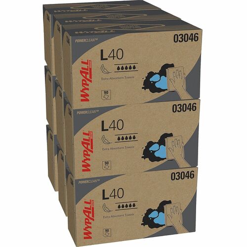Wipers, WypAll, L40, Pop-Up, 90/BX 9/CT