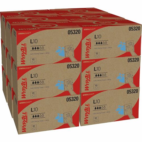 Wiper, L10, Utility, WypAll, 125/PK 18/CT