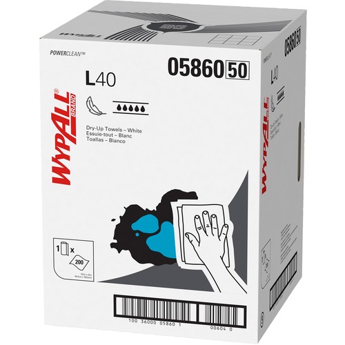 Towel, Dry-Up, L40, WypAll 200/CT