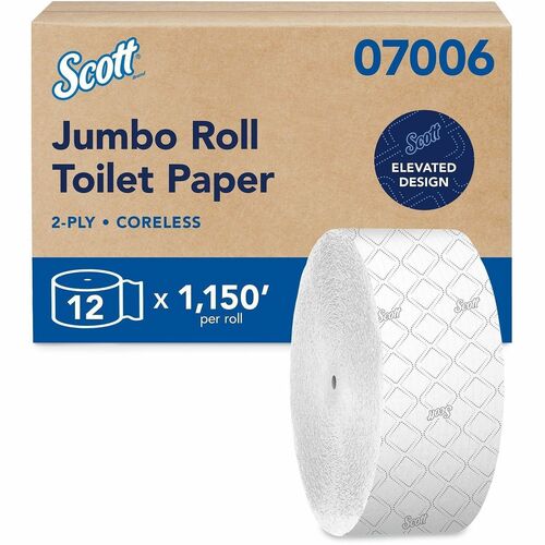 Tissue, Bathroom, Coreless, Junior 12/CT