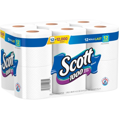 Tissue, Paper, Scott 1000 12/PK