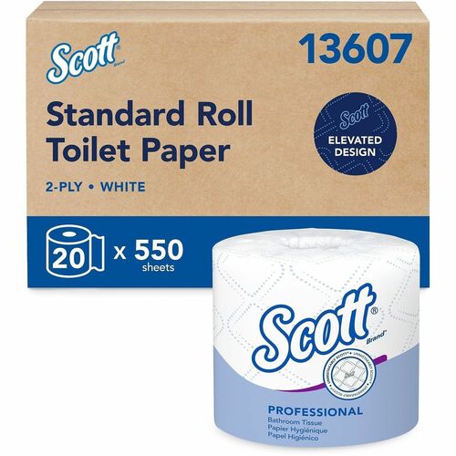 Tissue, Bathroom, Scott, 550 Sheets 20/CT