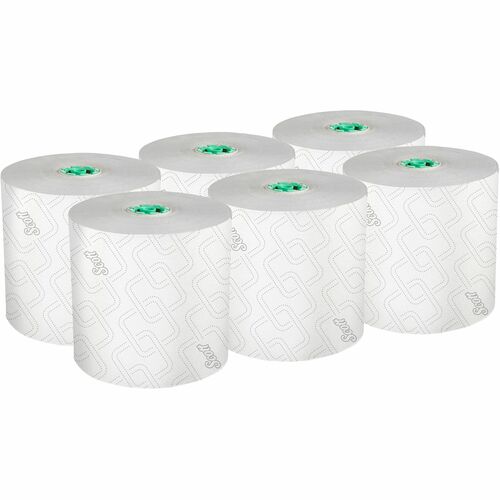 Towel, Roll, Heavy Duty, White 6/CT