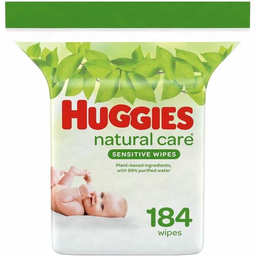 Wipes, Baby, Hug, Unscented, 184/PK 3/CT